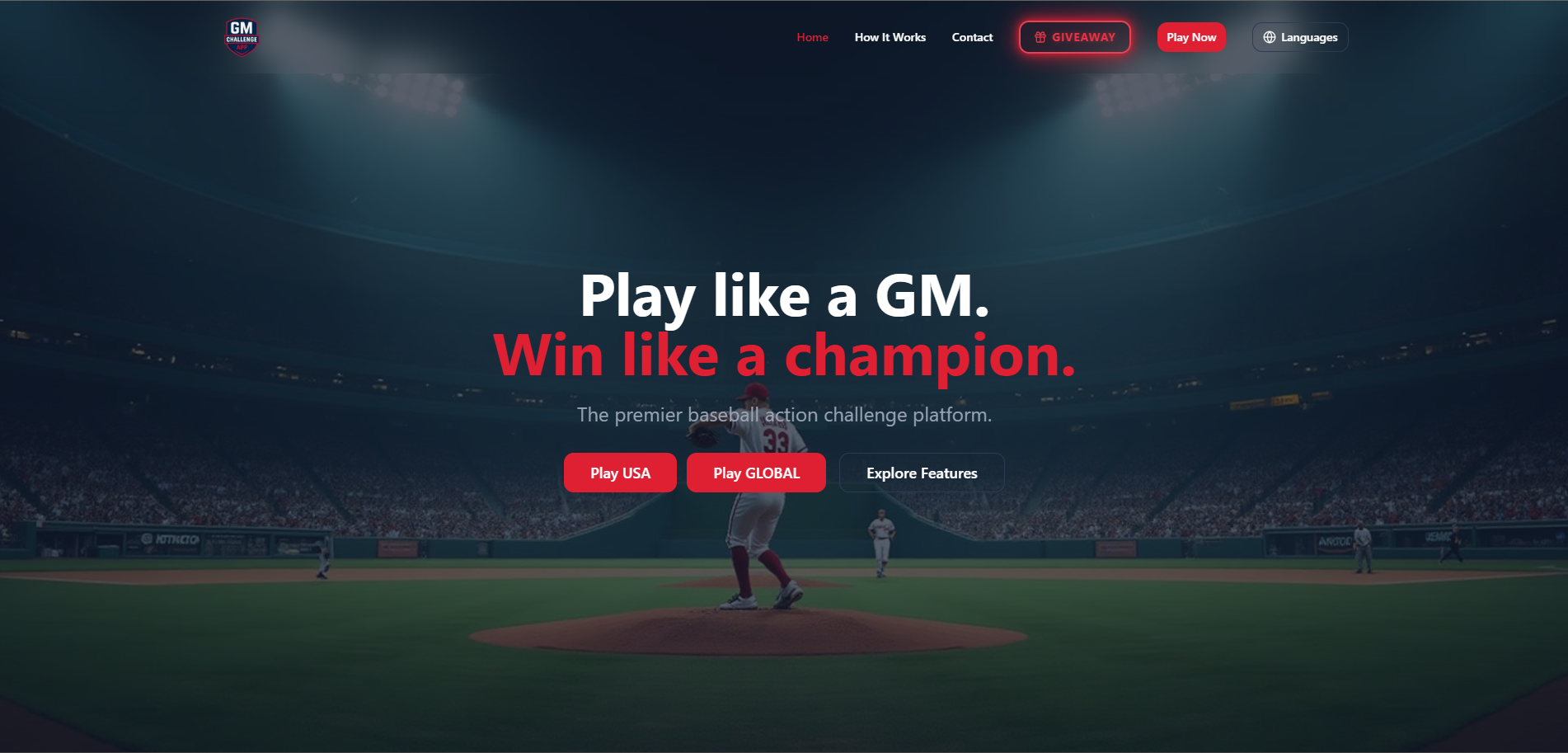 Preview GmChallenge - website
